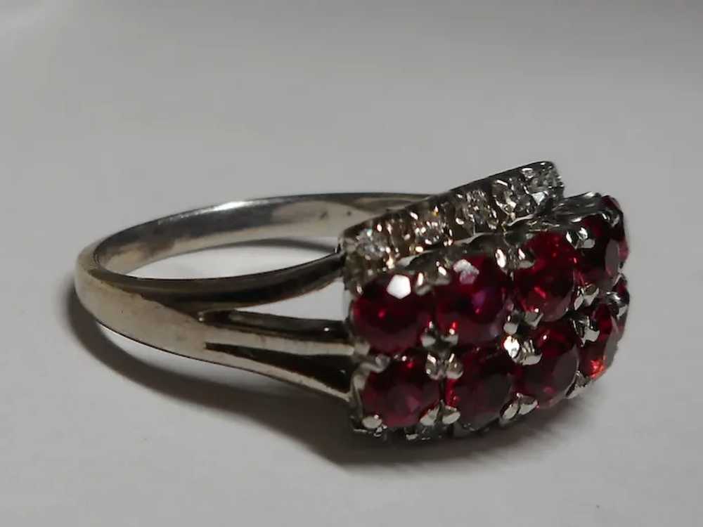 Ring white gold Diamond Natural Ruby - image 10