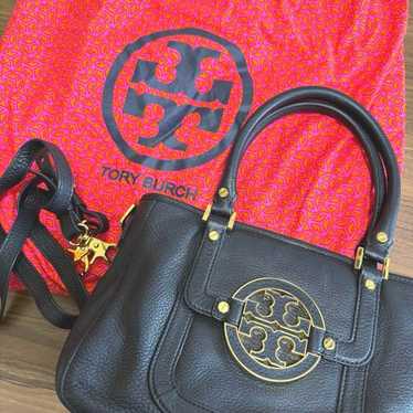 TORY BURCH Black Leather Handbag - image 1