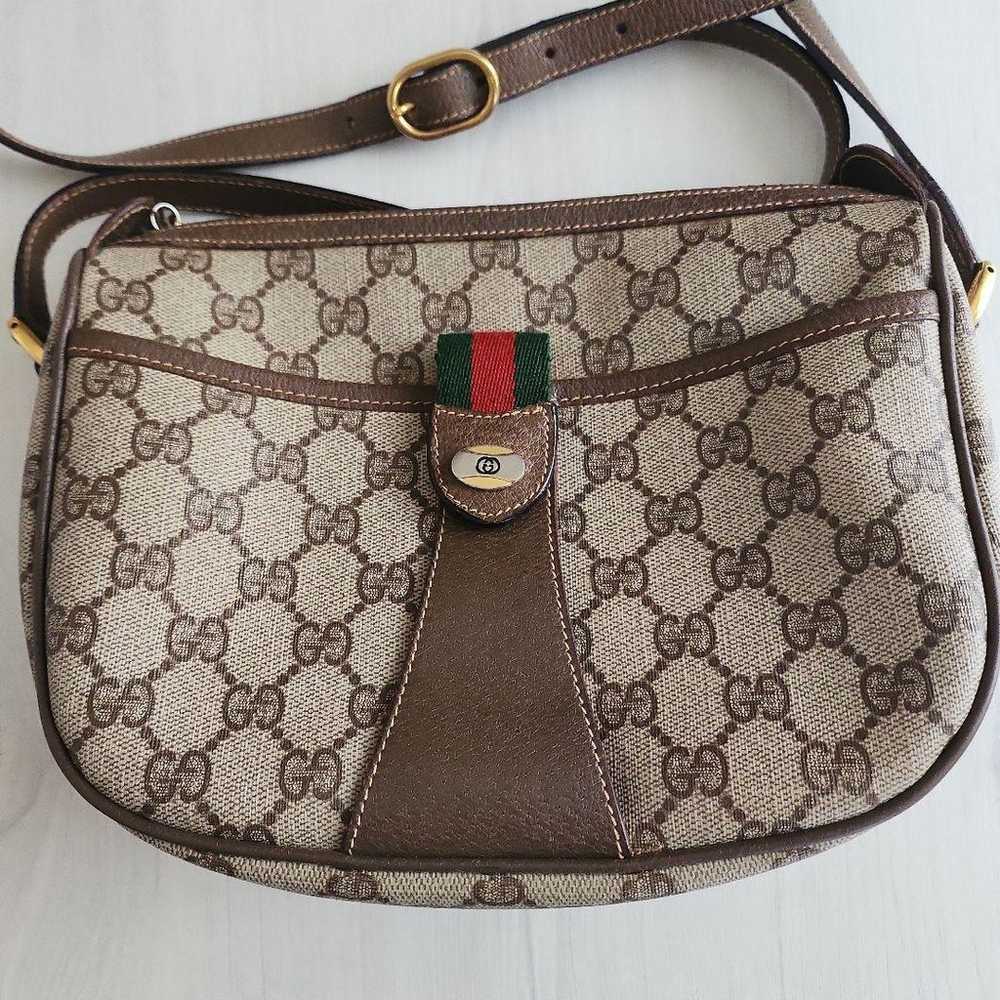 Gucci Shoulder Bag Beige GG Pattern - image 2