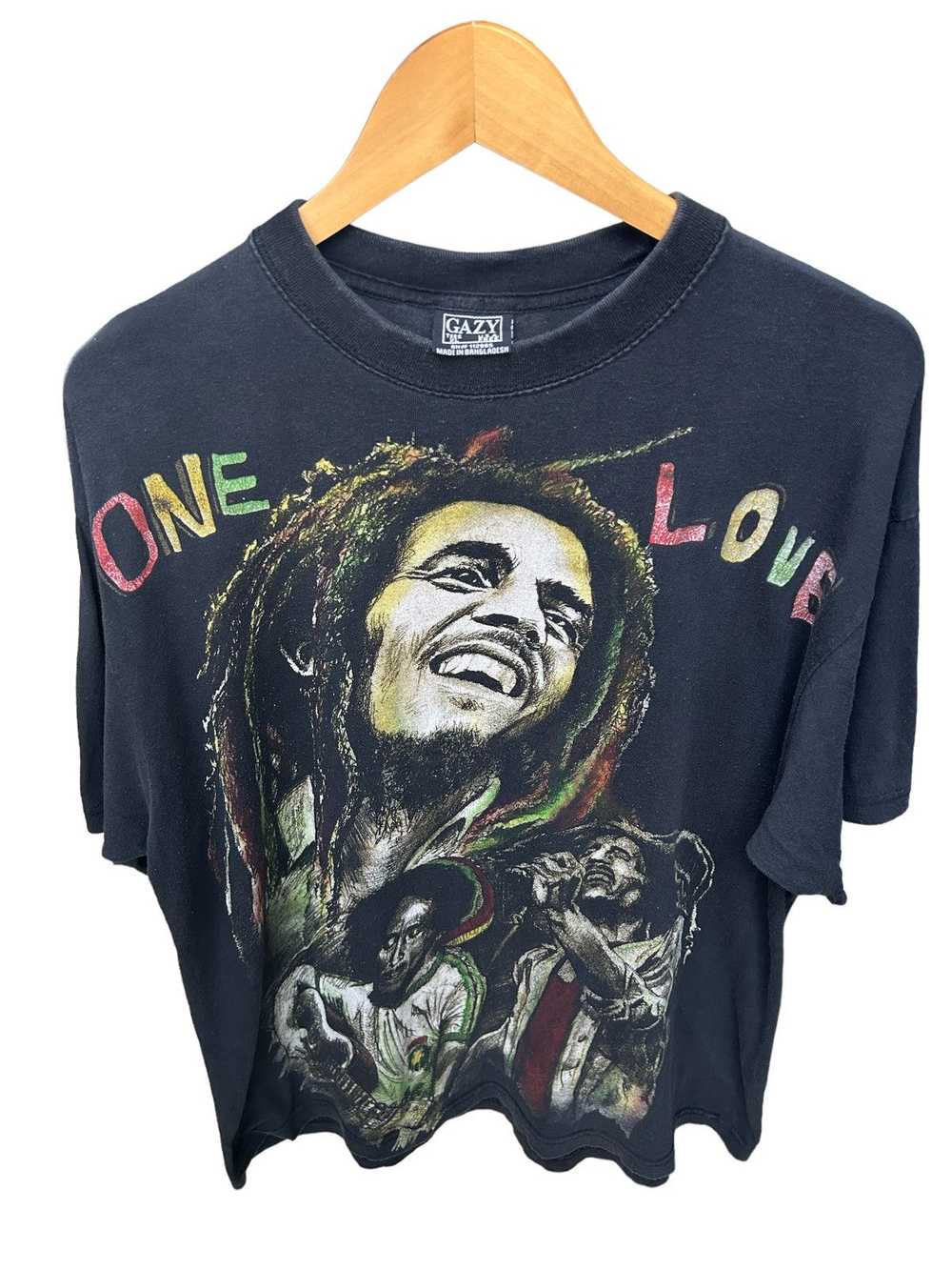 Bob Marley × Rap Tees × Vintage Vtg Bob Marley Ra… - image 10