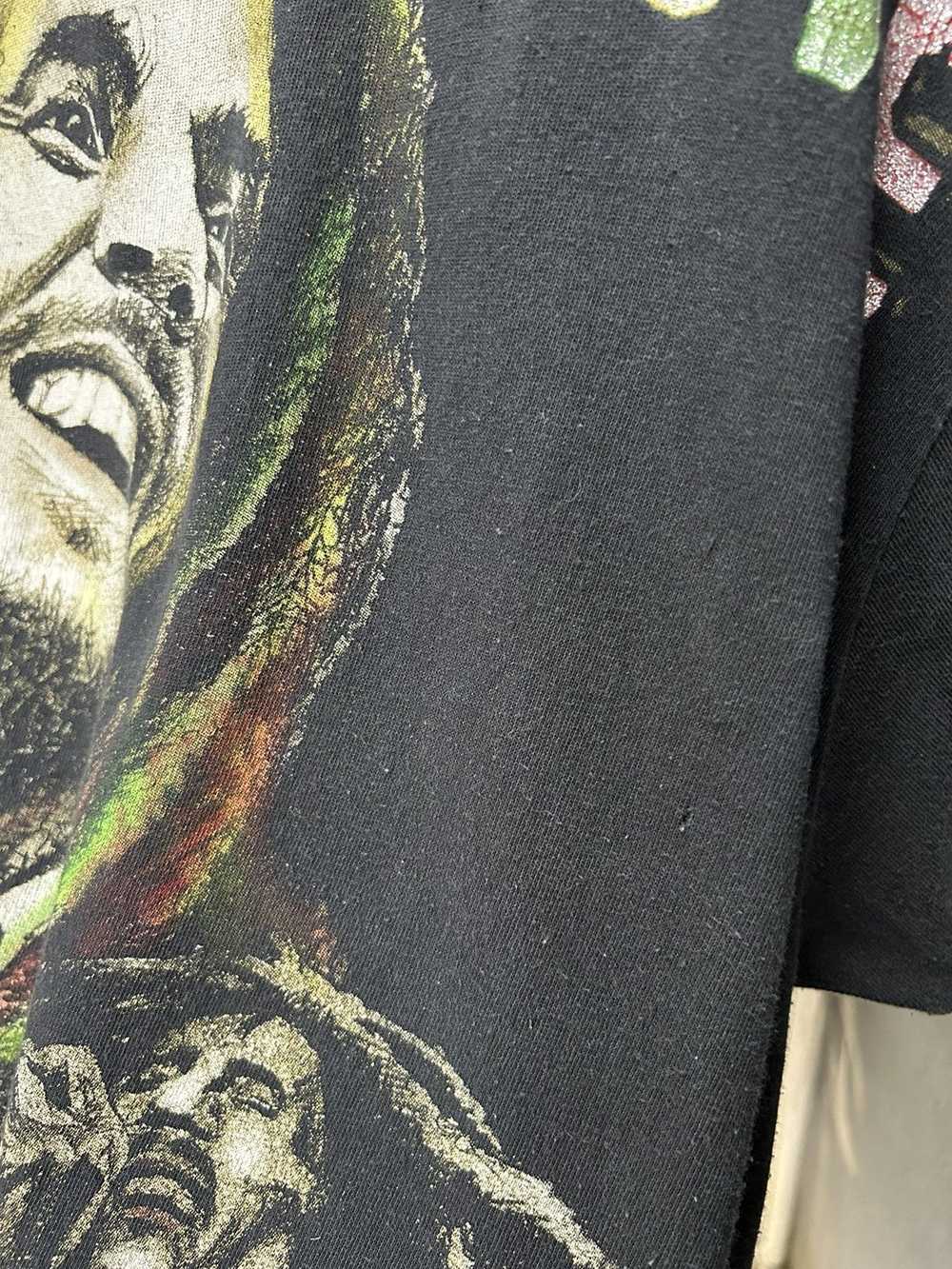 Bob Marley × Rap Tees × Vintage Vtg Bob Marley Ra… - image 3