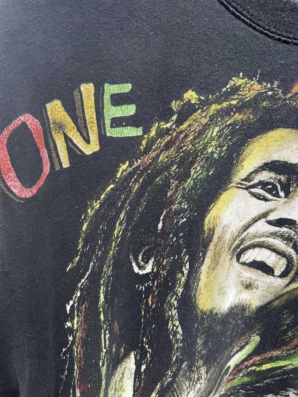 Bob Marley × Rap Tees × Vintage Vtg Bob Marley Ra… - image 6