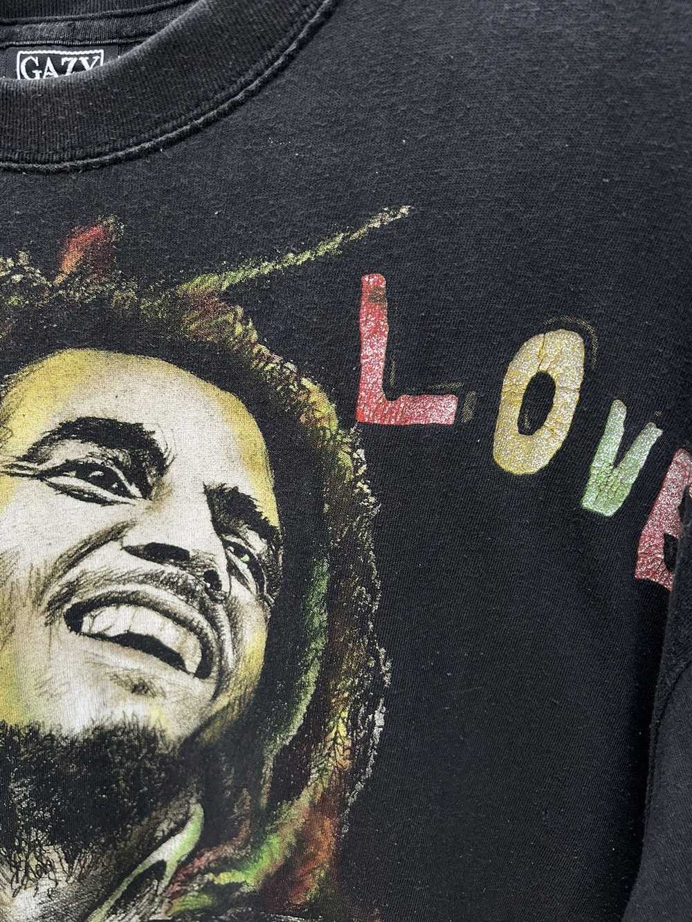 Bob Marley × Rap Tees × Vintage Vtg Bob Marley Ra… - image 7