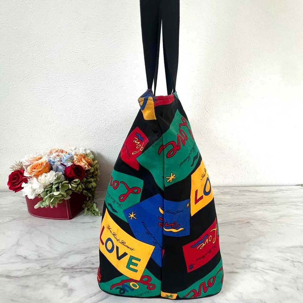 [YSL] Yves Saint Laurent Colorful Tote Bag Should… - image 5