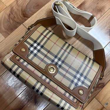 Burberry checked shoulder bag