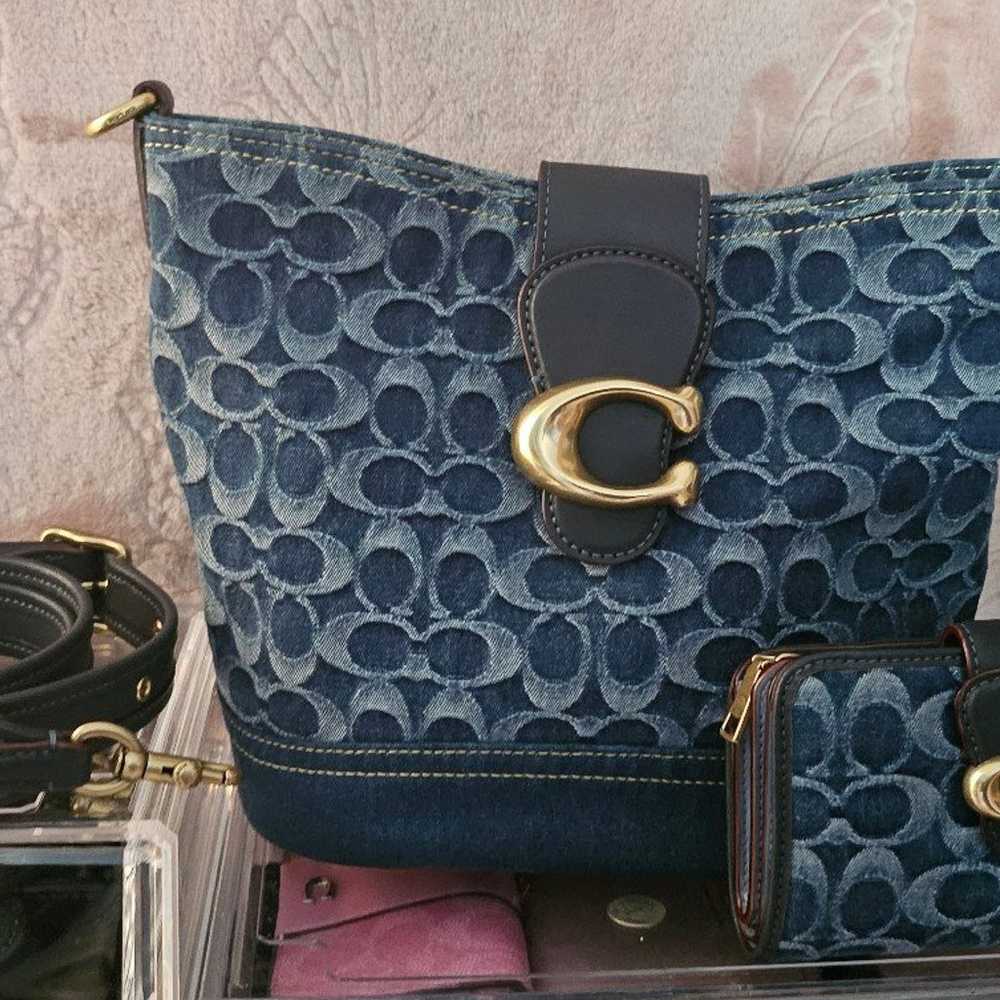 Coach denim tali only - image 1