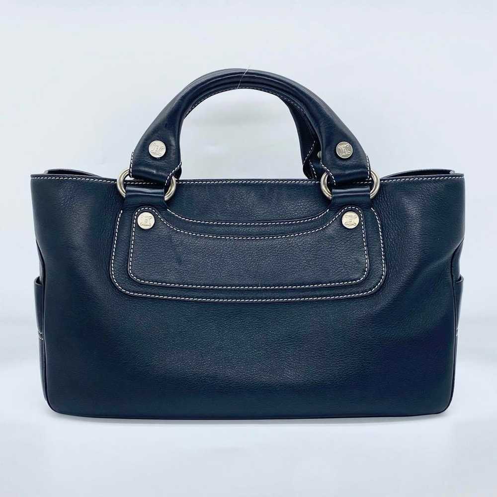 CELINE Handbag Boogie Bag Leather Black Triomphe - image 4