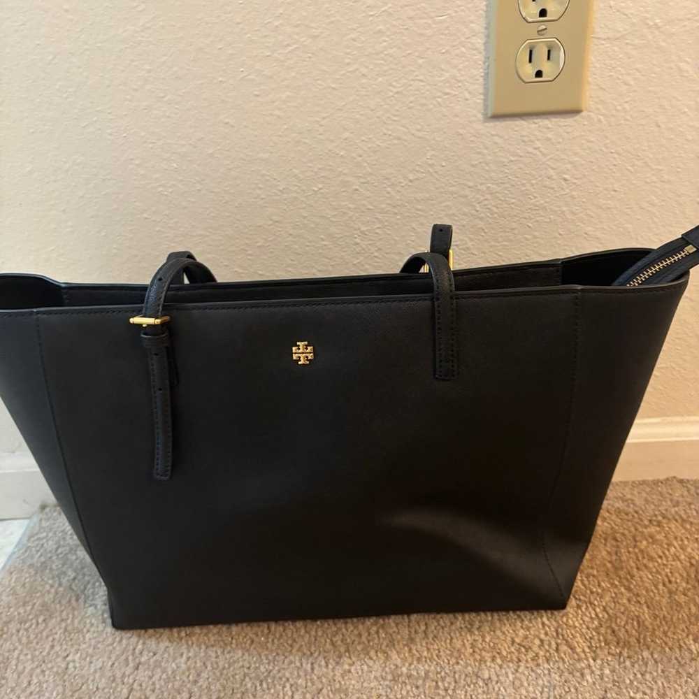 Tory Burch Large Emerson Tote (Black) - image 1