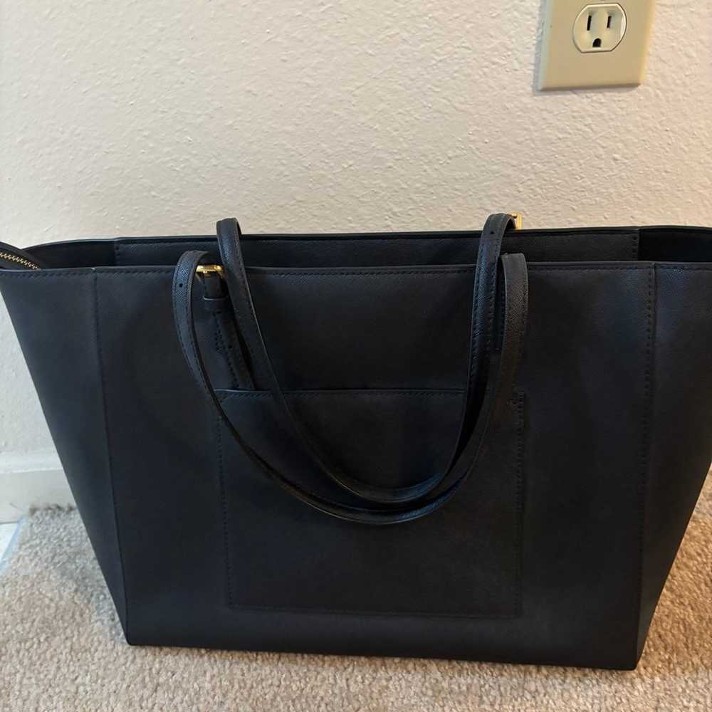 Tory Burch Large Emerson Tote (Black) - image 3