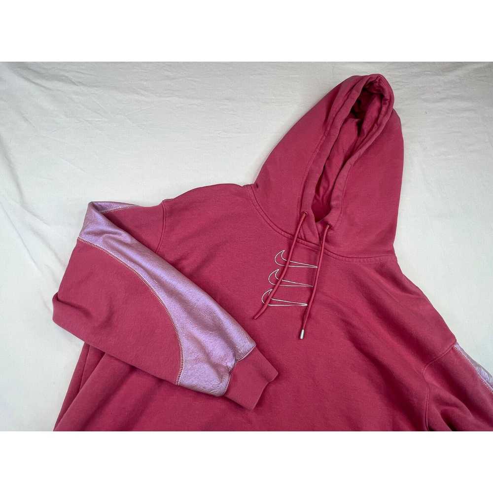 Nike Nike Hoodie Womens Extra Small Pink Shimmer … - image 2