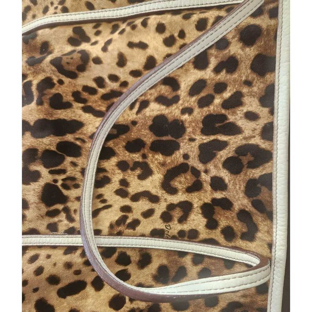 DOLCE GABBANA LEOPARD TOTE BAG - image 11