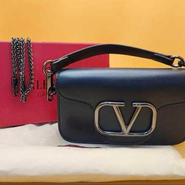 VALENTINO Rockstud Calfskin Shoulder Bag