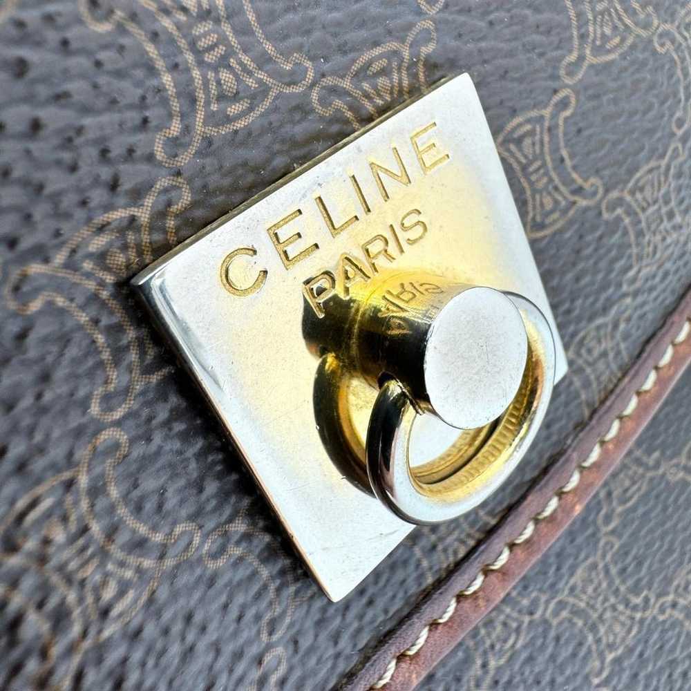 Céline bag top handle shoulder bag Macadam Triomp… - image 9