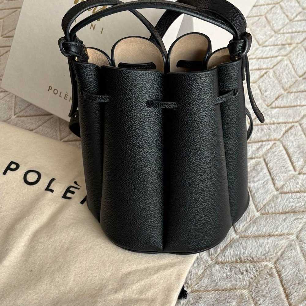 POLENE Numéro Huit Mini Canelé 2-Way Bag Black - image 1