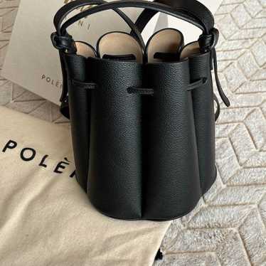 POLENE Numéro Huit Mini Canelé 2-Way Bag Black - image 1