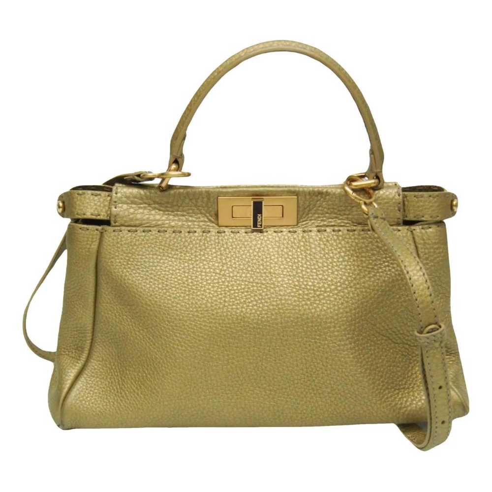 Fendi Peekaboo leather handbag - image 1