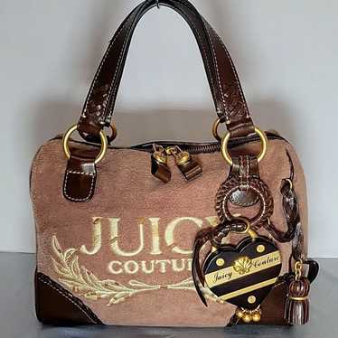 Y2k Vintage Juicy Couture Brown Terry Cloth Speed… - image 1