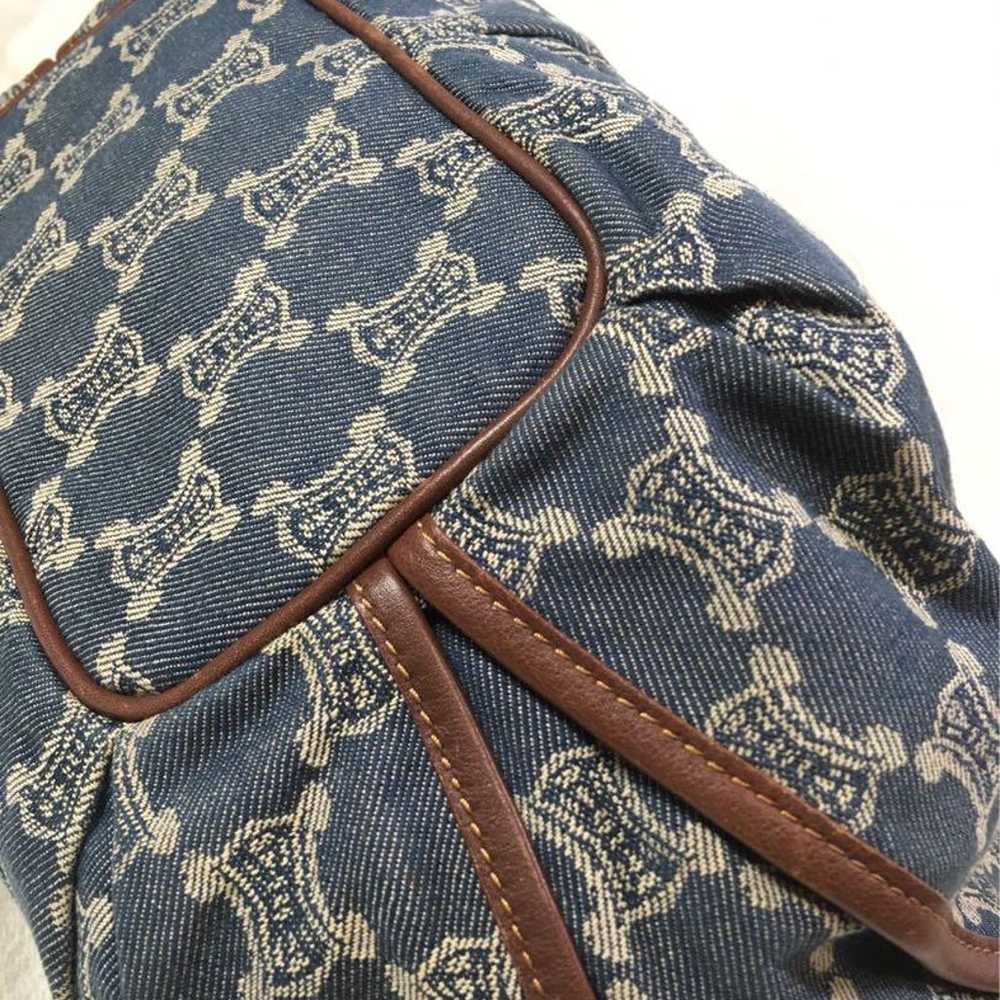 Beautiful item, Celine Macadam denim shoulder bag… - image 4