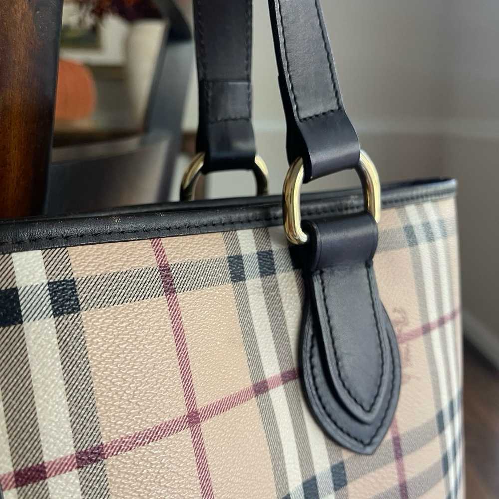 Burberry Haymarket Check Onslow Shoulder Bag - image 9