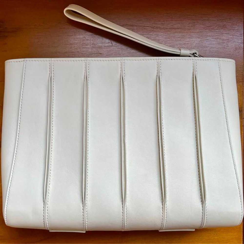 Max Mara White Leather Handbag [Whitney] Regular … - image 1