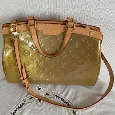 [Nearly unused] Louis Vuitton Blair MM Vernis Gold