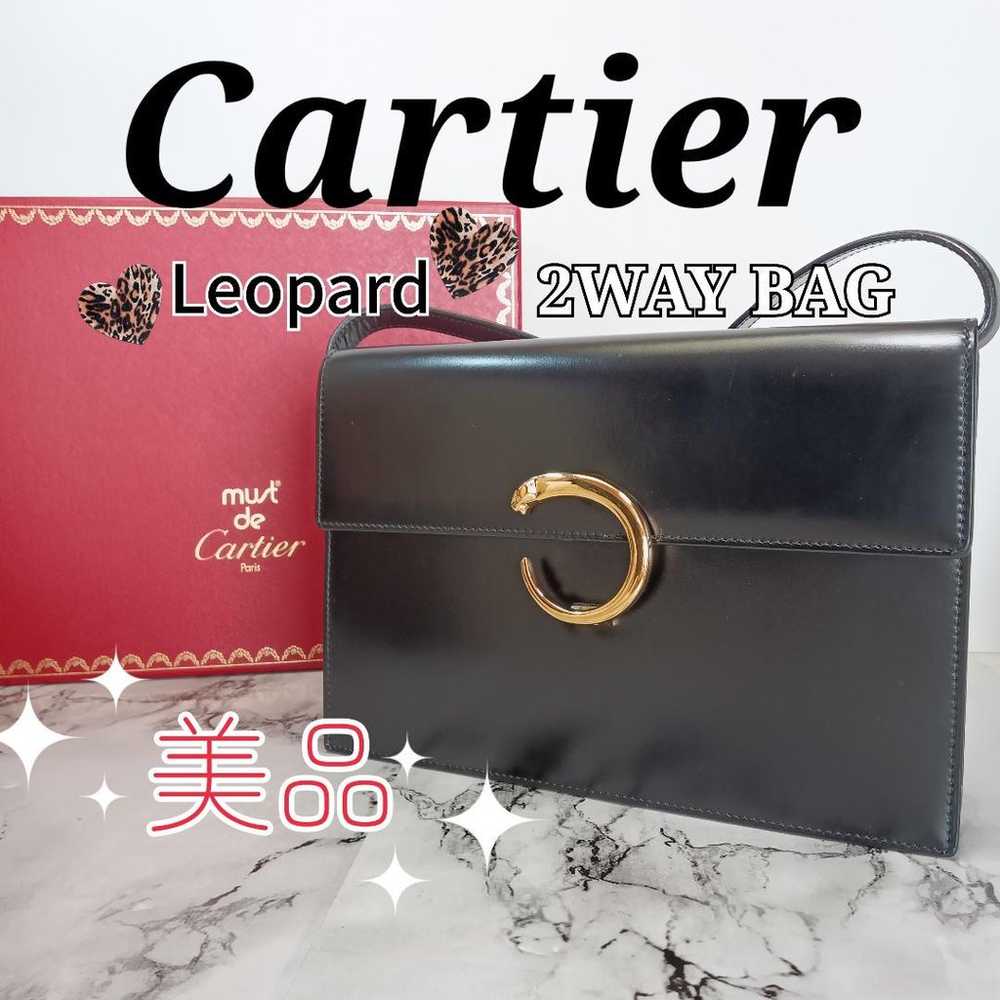 Cartier Panther Handbag Shoulder Bag Leopard Print - image 1