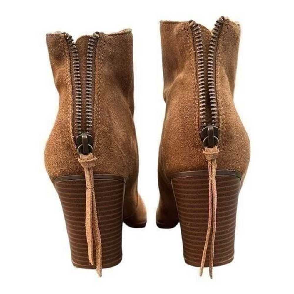 Nine West Mettyl1 brown leather suede brown heele… - image 10