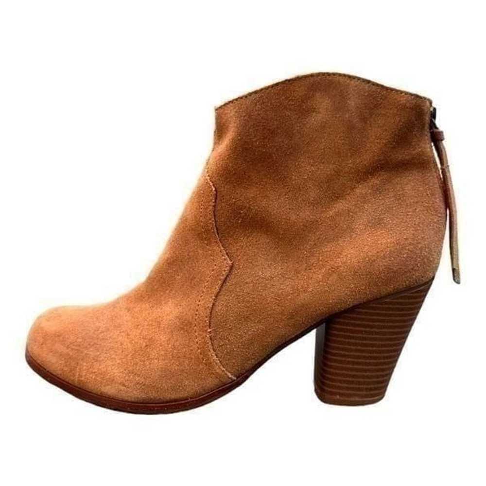 Nine West Mettyl1 brown leather suede brown heele… - image 5