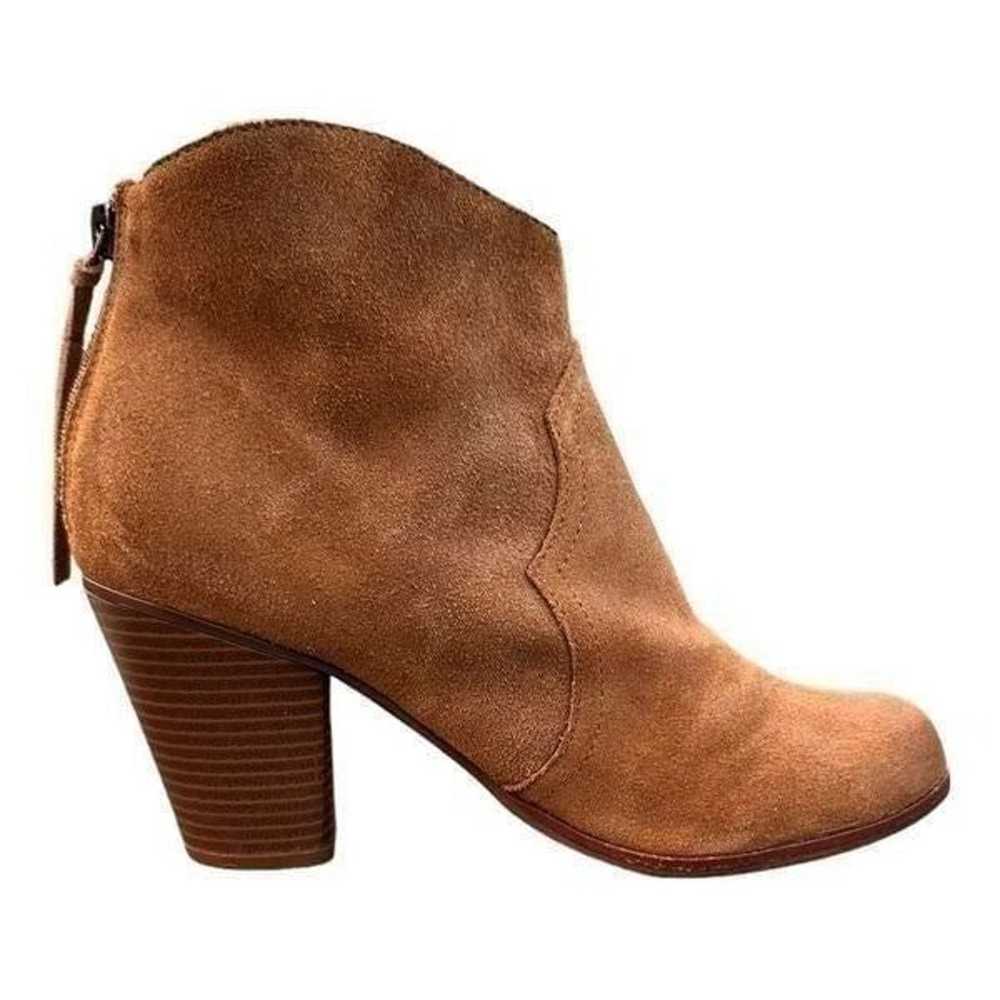 Nine West Mettyl1 brown leather suede brown heele… - image 6