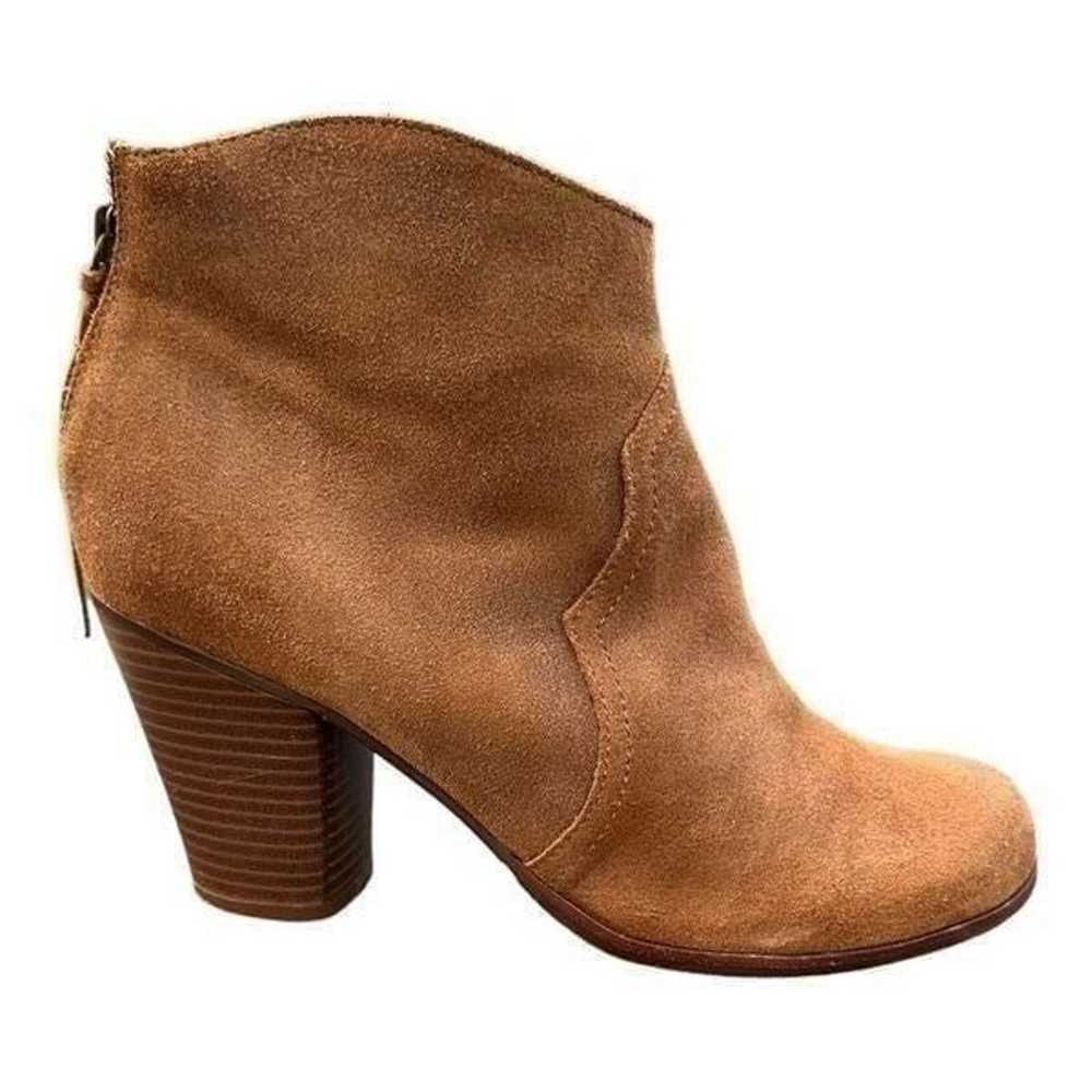 Nine West Mettyl1 brown leather suede brown heele… - image 7