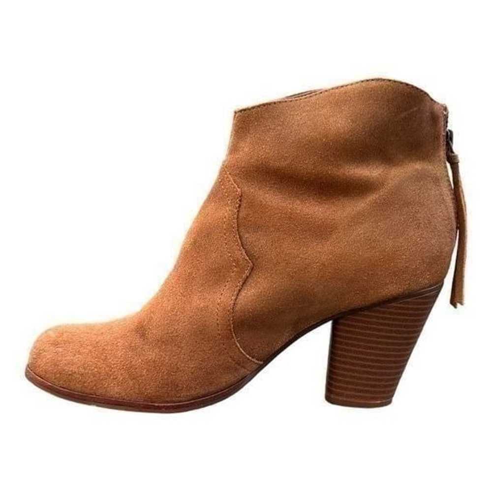 Nine West Mettyl1 brown leather suede brown heele… - image 8