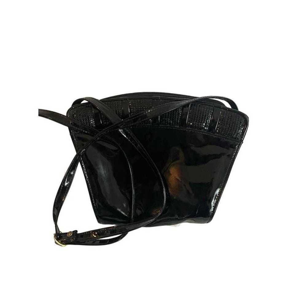 Whiting and Davis Vintage Retro patent leather bl… - image 9