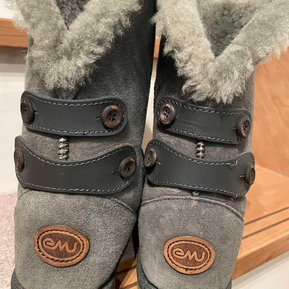 EMU Gray Sheepskin Boots - image 2