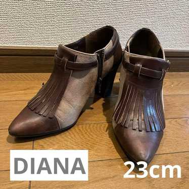 DIANA Fringe Ankle Boots Brown - image 1