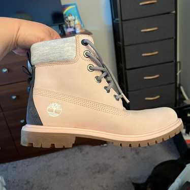 Light Pink Timberland Boots