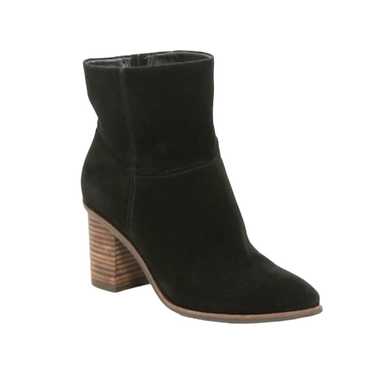 Lucky Brand Jicole Black Suede Bootie Size 9.5M - image 1