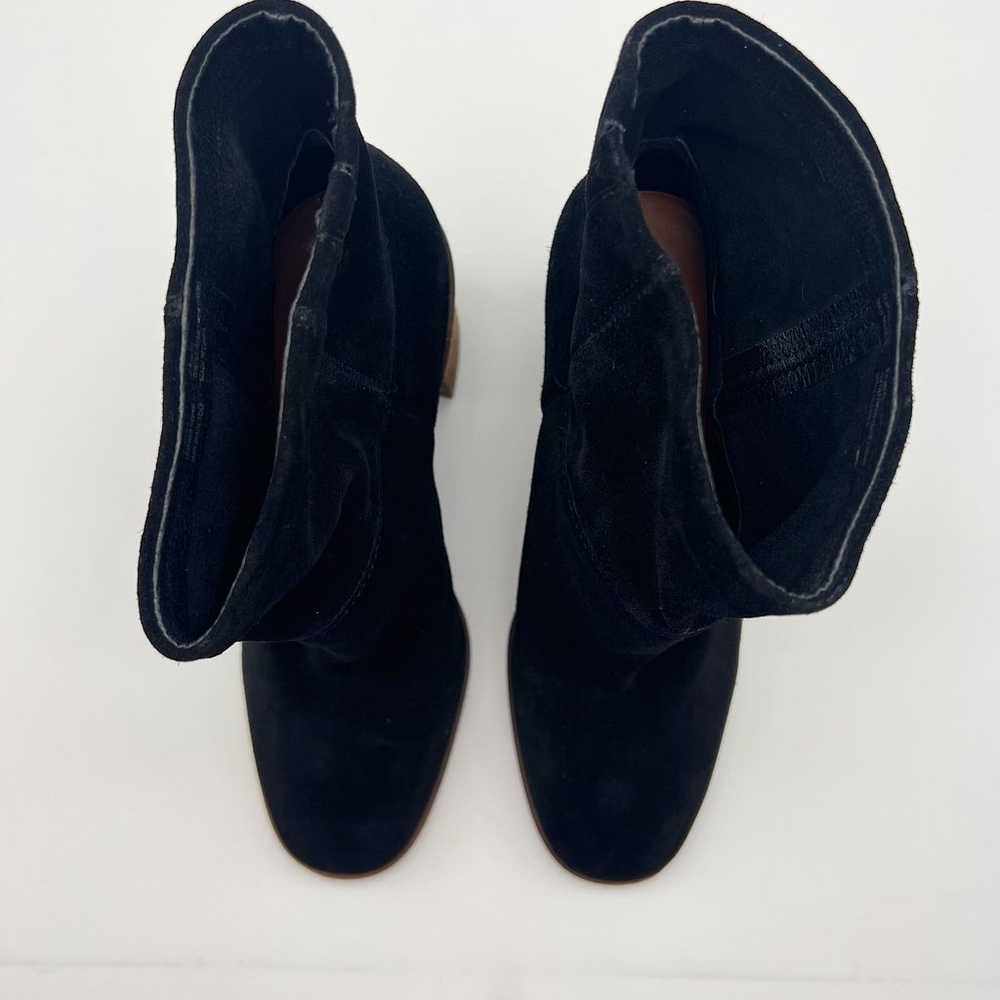 Lucky Brand Jicole Black Suede Bootie Size 9.5M - image 4