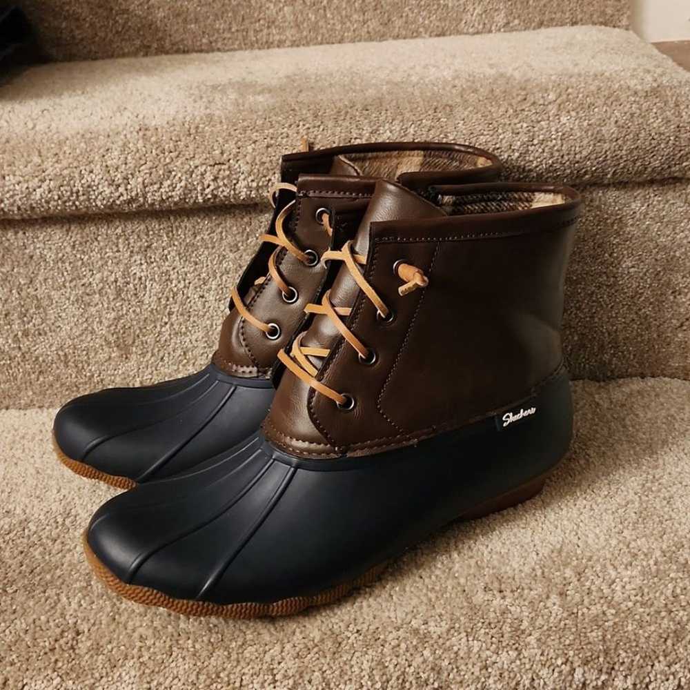 Skechers Women's Blue & Brown Waterproof Winter &… - image 2