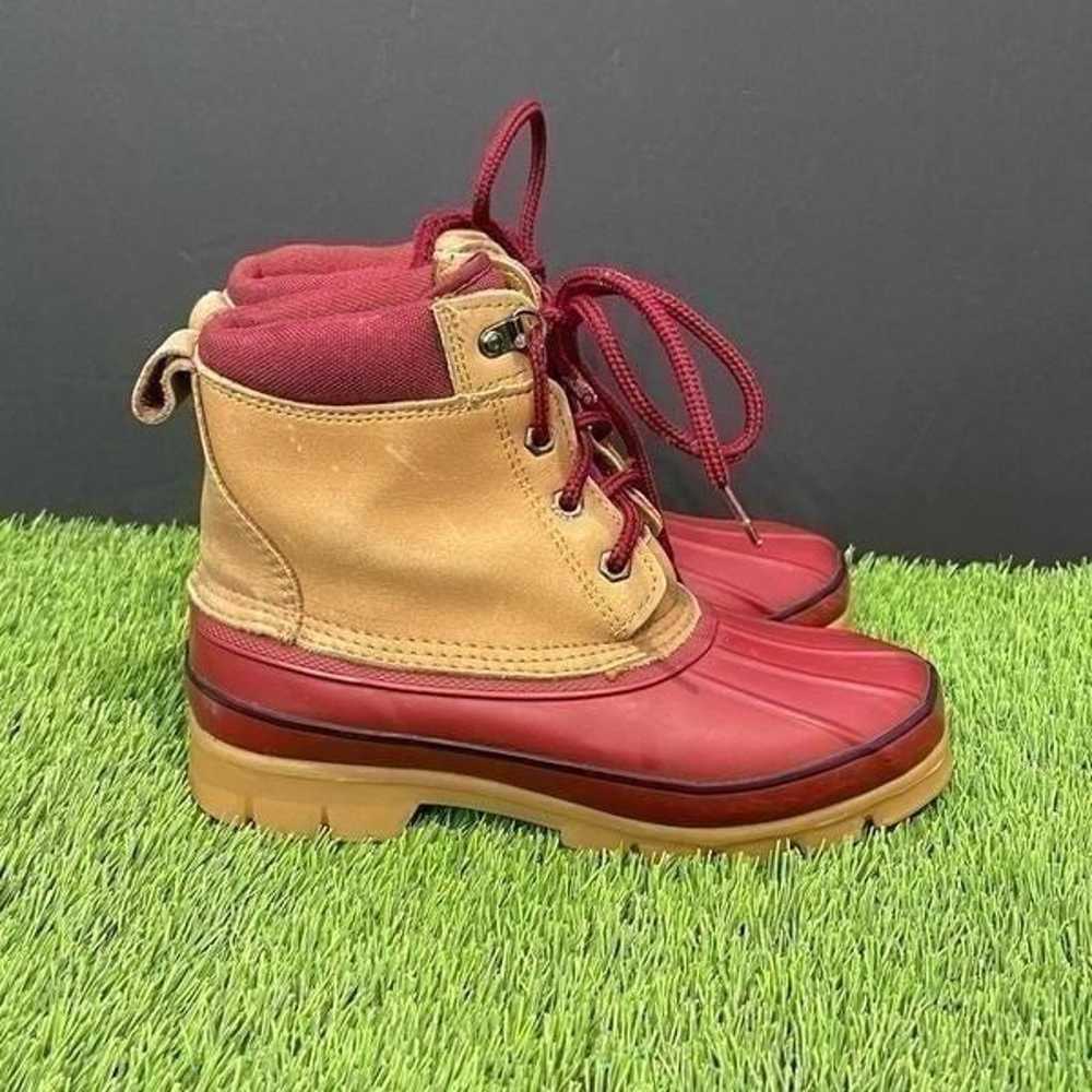 Lands End Red Duck Boots - image 4