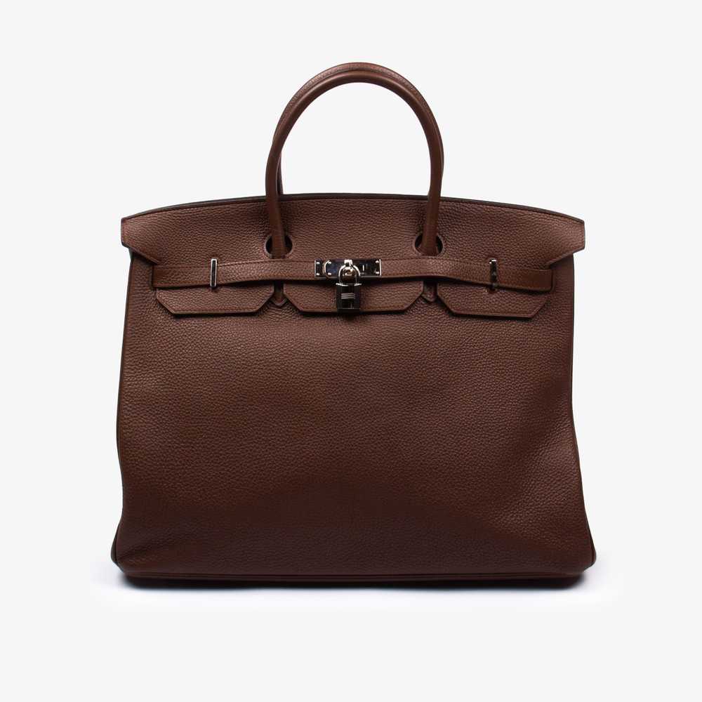 Hermes HERMES CACAO TOGO LEATHER PHW BIRKIN 40 - image 2