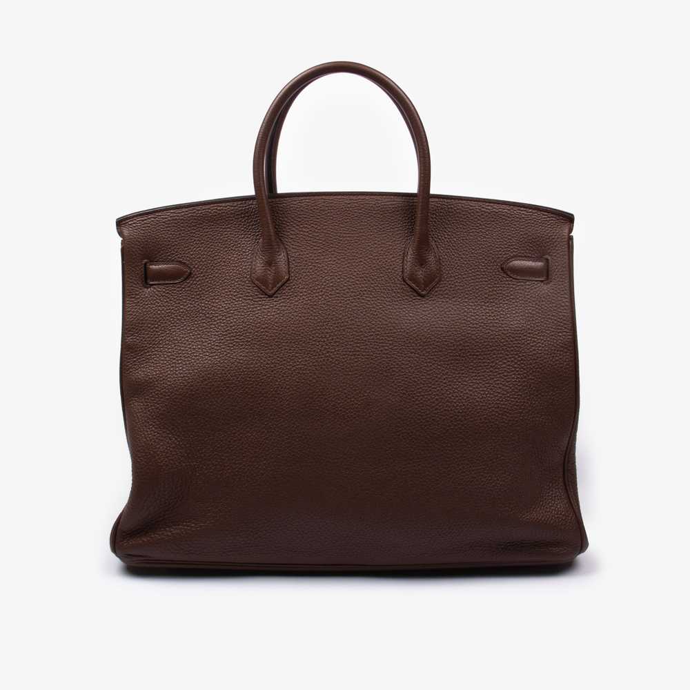 Hermes HERMES CACAO TOGO LEATHER PHW BIRKIN 40 - image 4