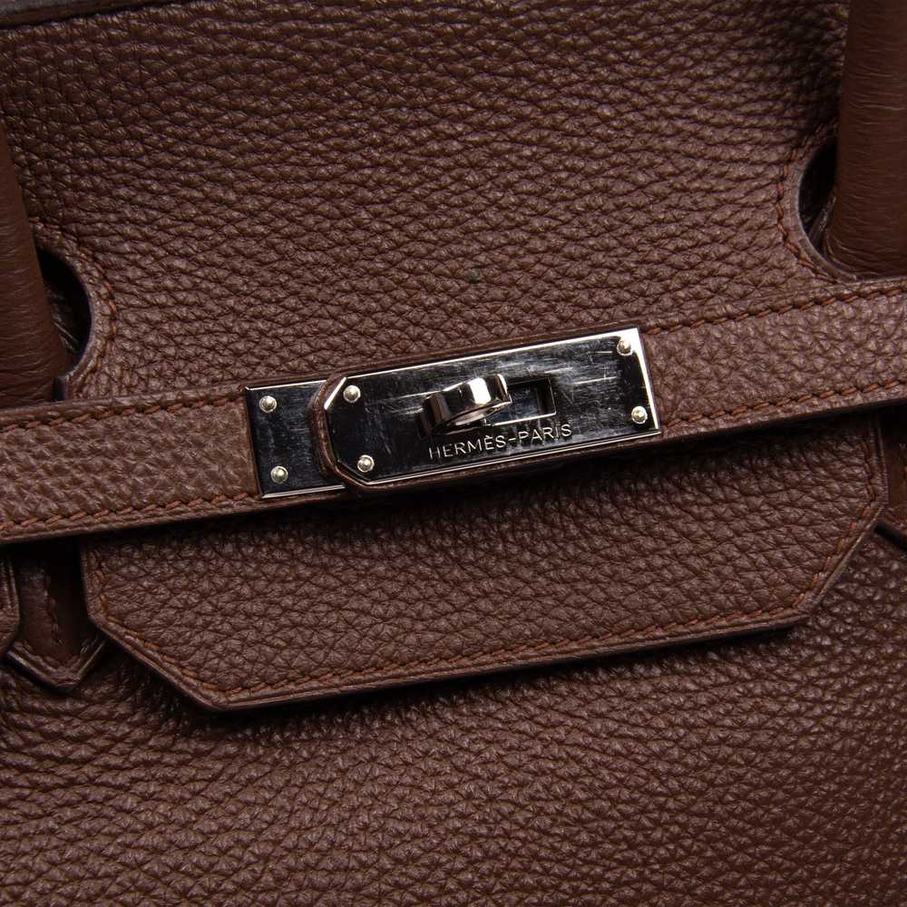 Hermes HERMES CACAO TOGO LEATHER PHW BIRKIN 40 - image 6