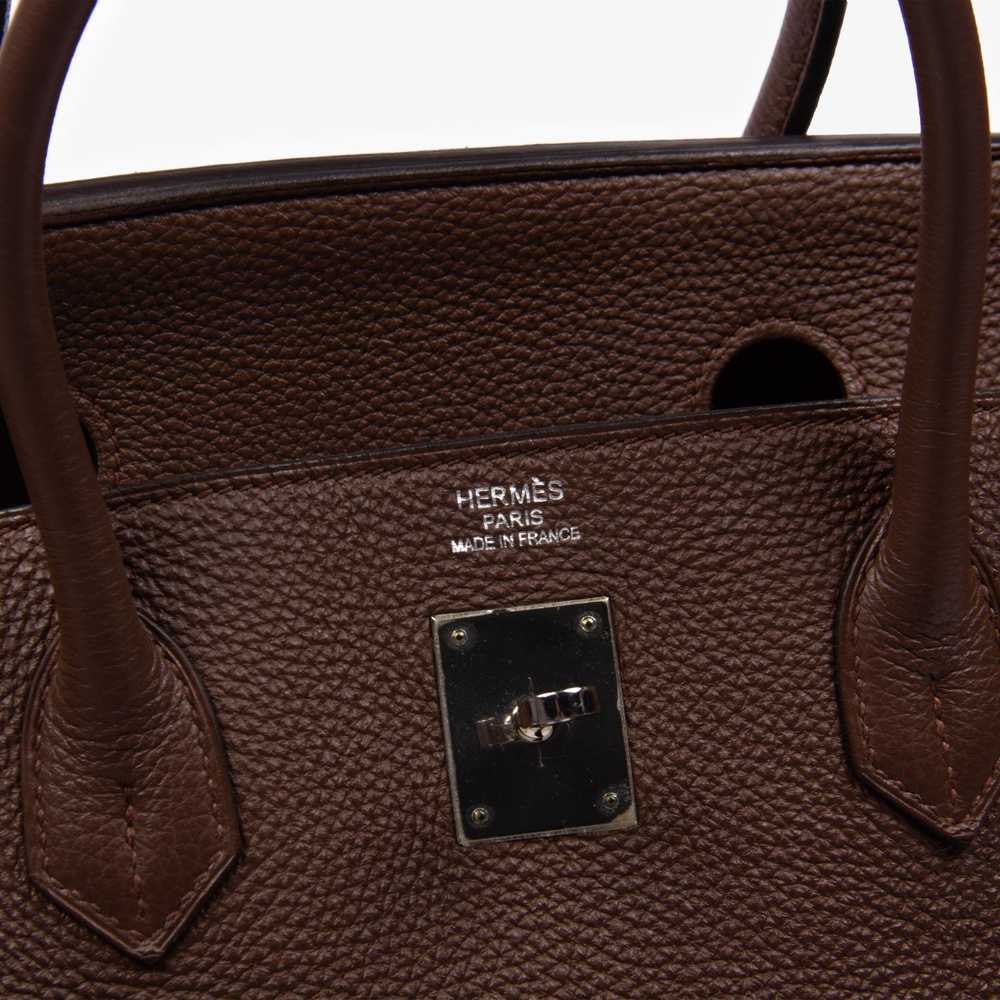 Hermes HERMES CACAO TOGO LEATHER PHW BIRKIN 40 - image 7