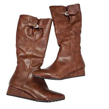 New* Anne Klein Boots SIZE 7 Brown - image 1