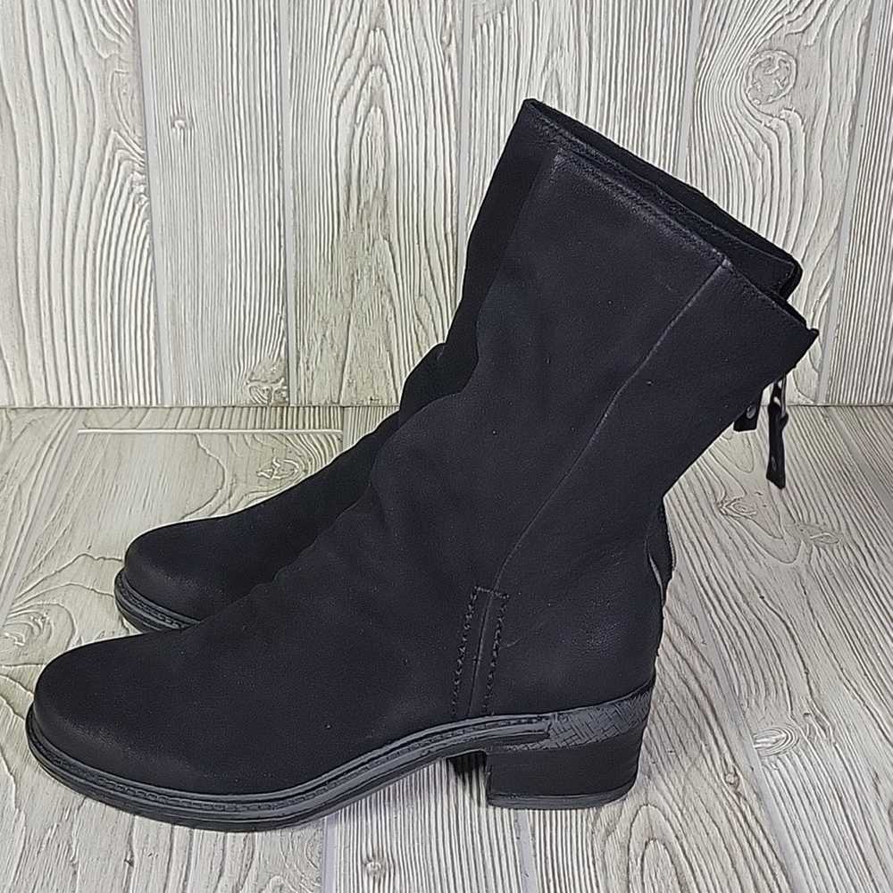 OTBT Fernweh Mid Calf Leather Slouch Ankle Boots … - image 5