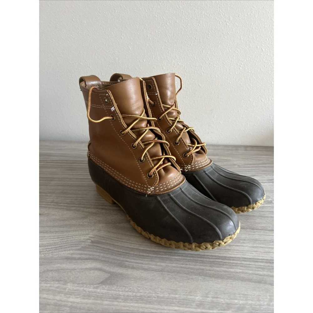 LL Bean Bean Boots Womens Size 10 Leather Brown D… - image 2