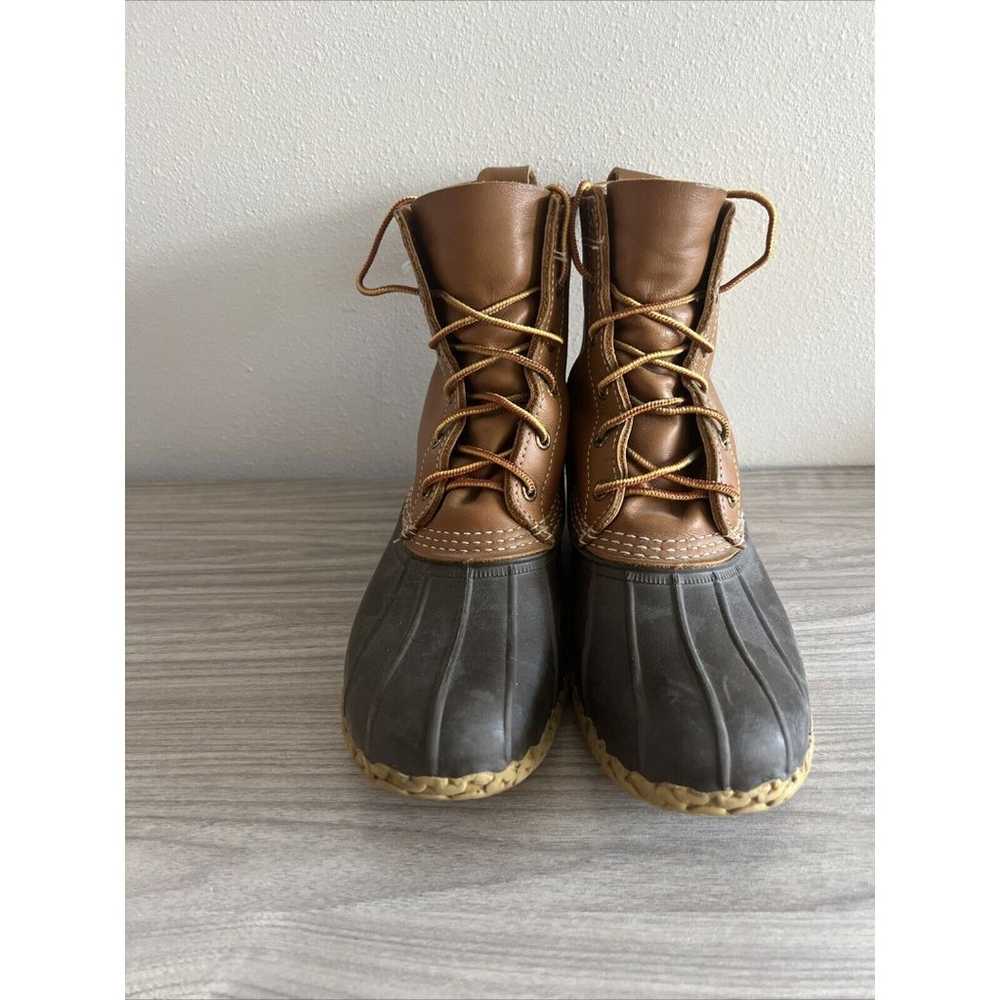 LL Bean Bean Boots Womens Size 10 Leather Brown D… - image 3