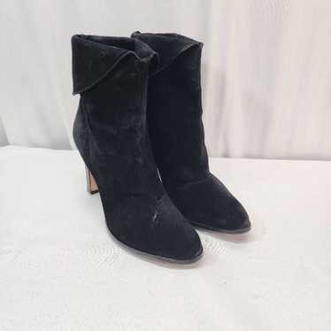 Michael Kors Size 10 Black Suede Ankle Heel Bootie