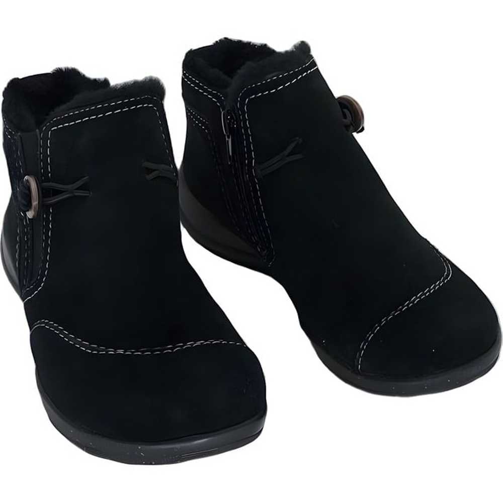 Clarks Women's Roseville Aster Black Suede Ankle … - image 1