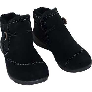 Clarks Women's Roseville Aster Black Suede Ankle … - image 1